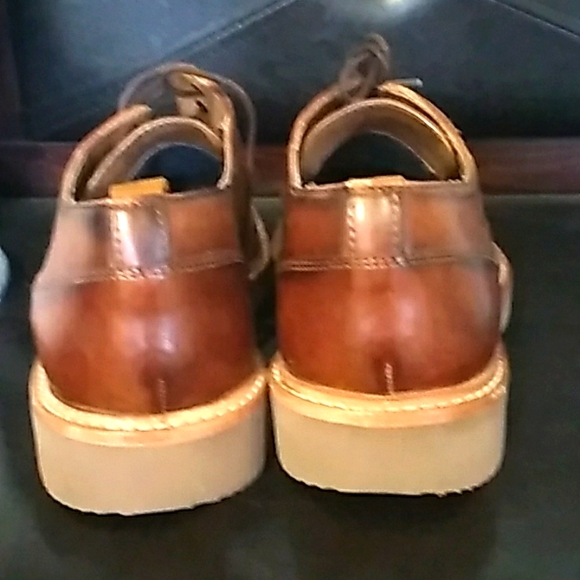 Brand: Steve madden Neptune Oxford, Color: Cognac, Size: 8.5 - Picture 3 of 5